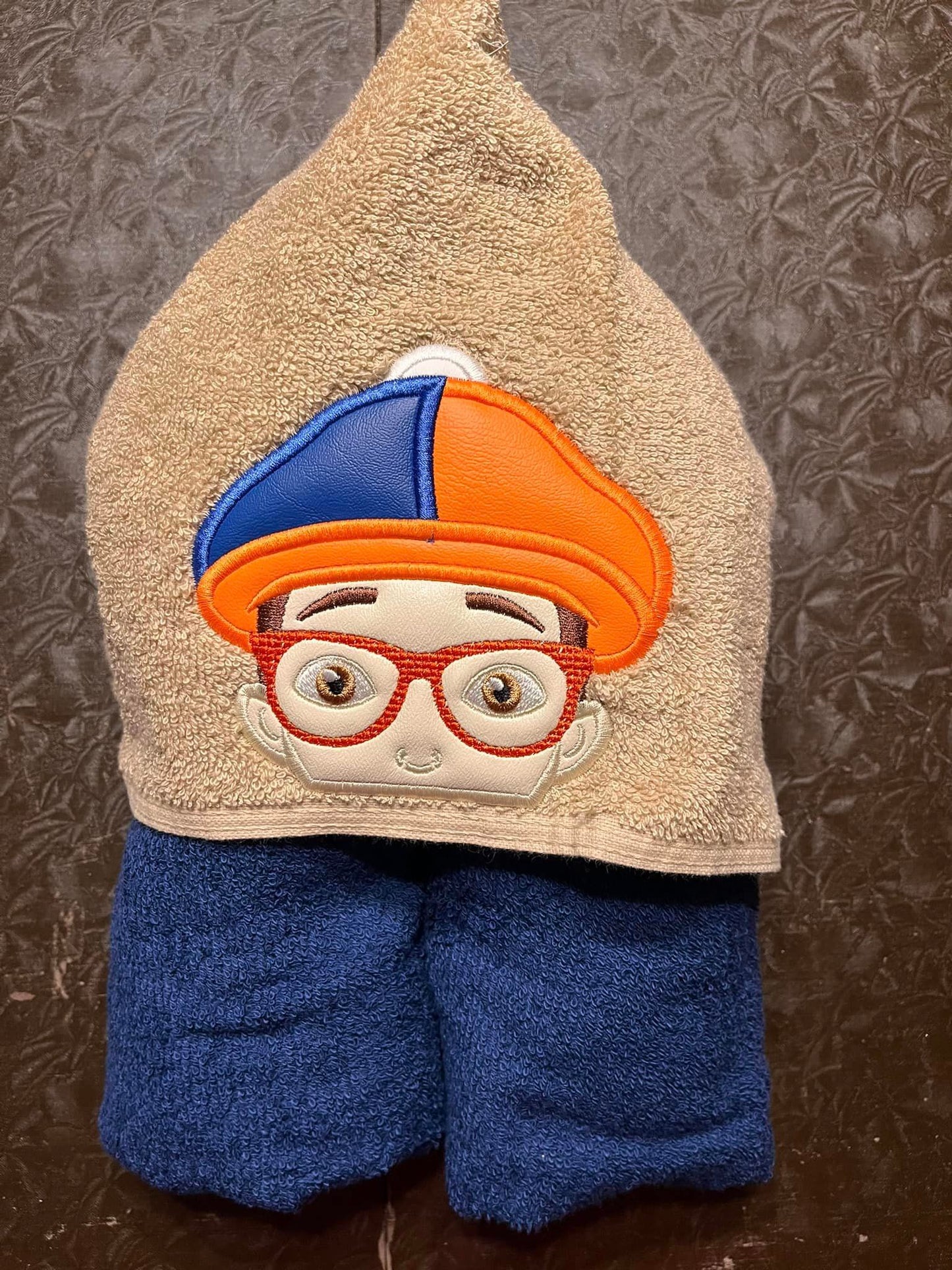 Bow Tie Guy Hooded Towel