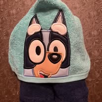 Australian Healer Dog Hooded Towel