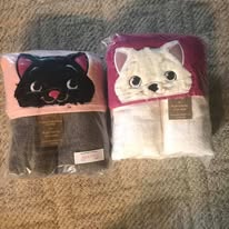 Cat Hooded Towel