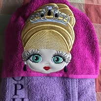 Cupie Doll Hooded Towel