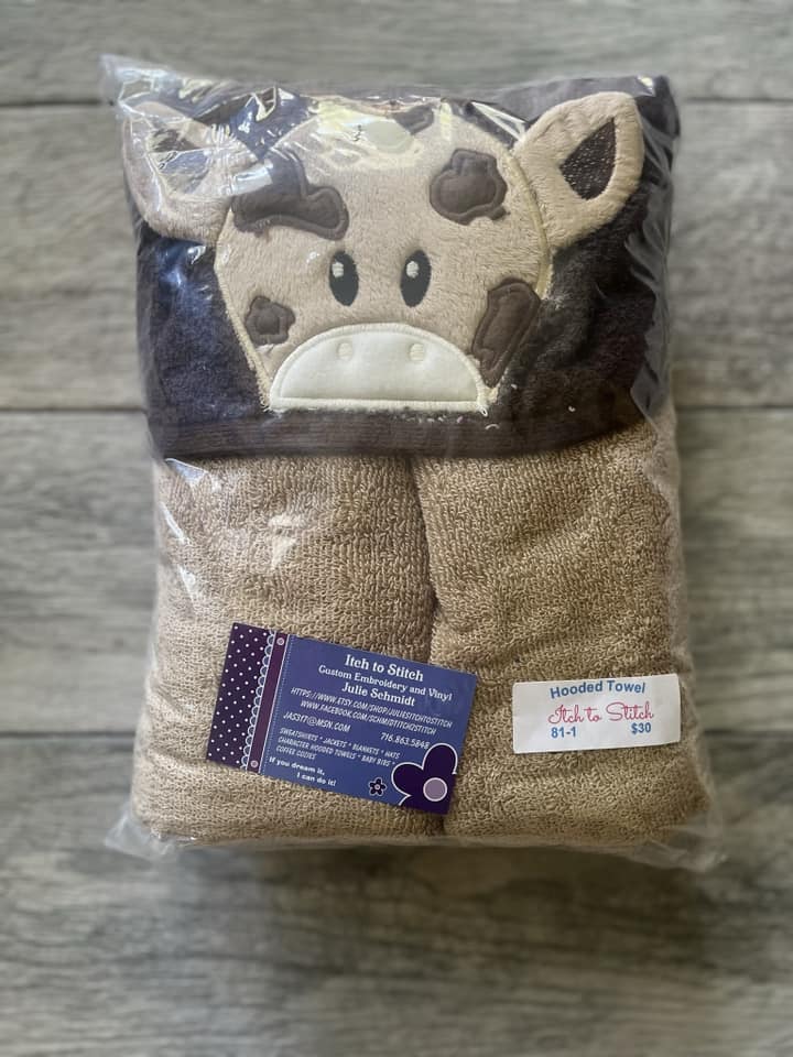 Giraffe Hooded Towel