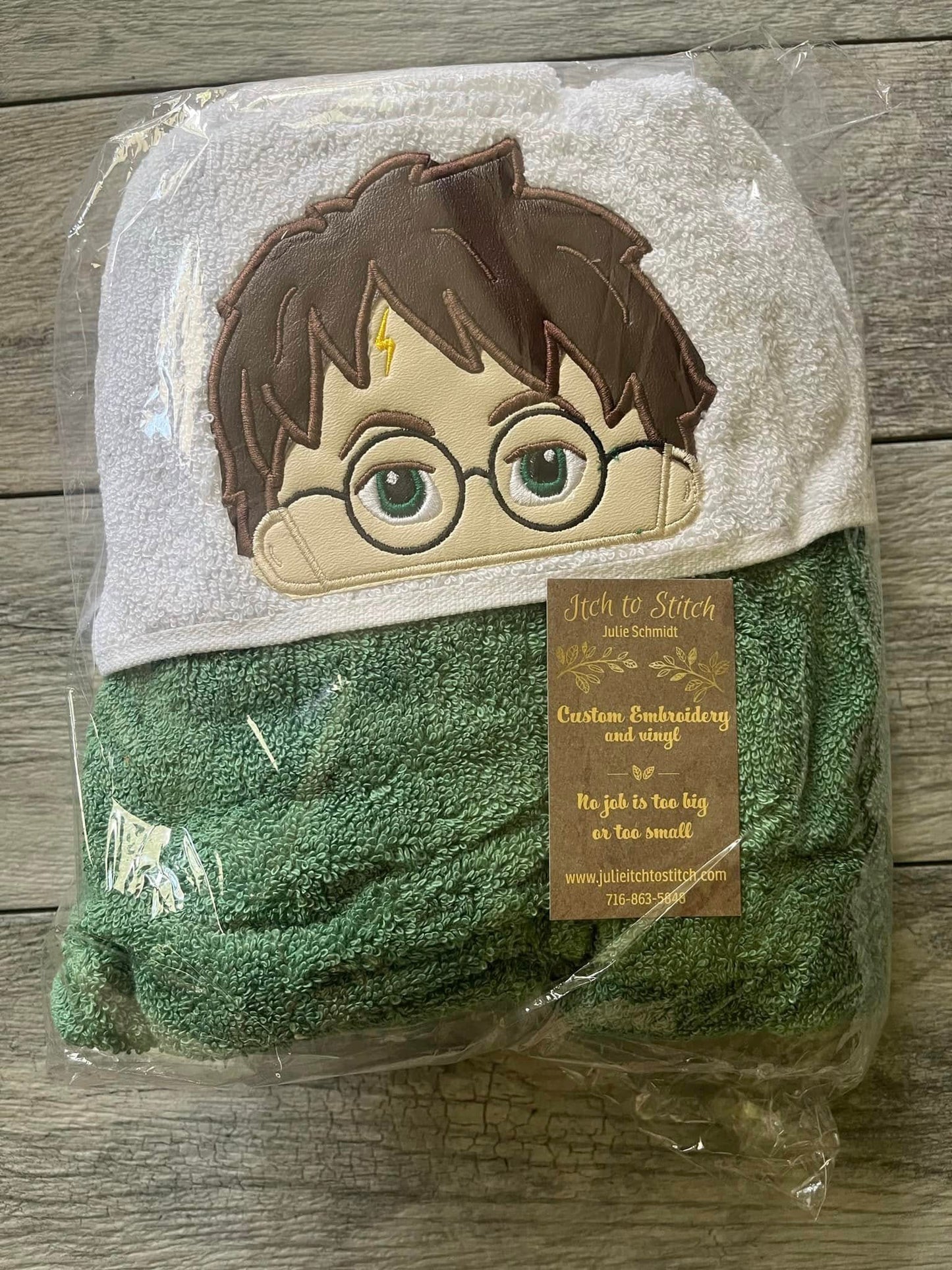 Wizard Boy Hooded Towel