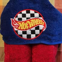 Fast Cars Hooded Towel