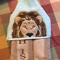 Lion Hooded Towel
