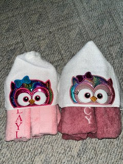 Owl Hooded Towel