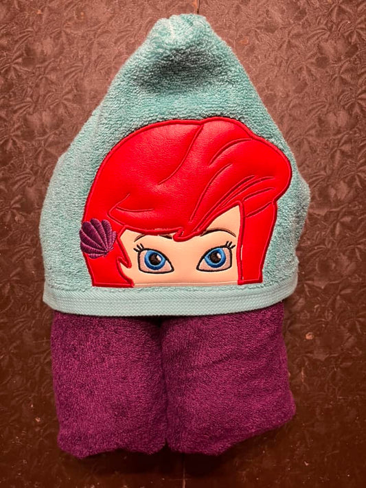 Singing Mermaid Hooded Towel
