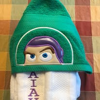 Space Cowboy Hooded Towel