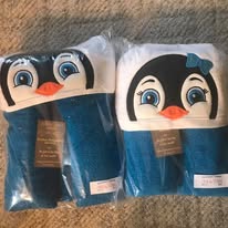 Penguin Hooded Towel