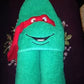 Warrior Turtle Hooded Towel